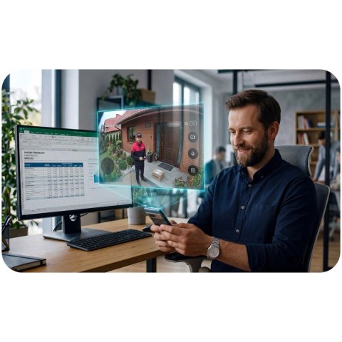 Zewnętrzna kamera WiFi obrotowa IP obrotowa 5MP Berdsen BD-943