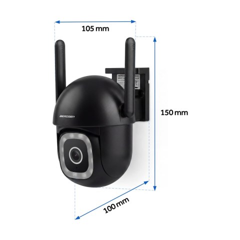 Zewnętrzna kamera WiFi obrotowa IP obrotowa 5MP Berdsen BD-943
