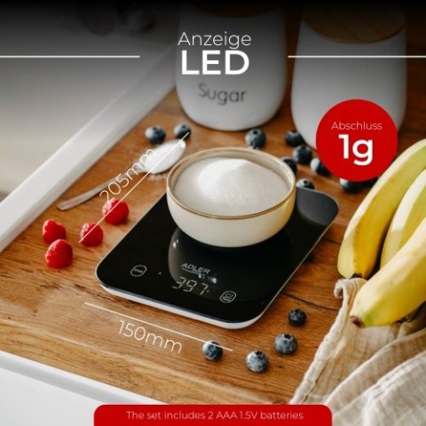 AD 3181 black Waga kuchenna ADLER