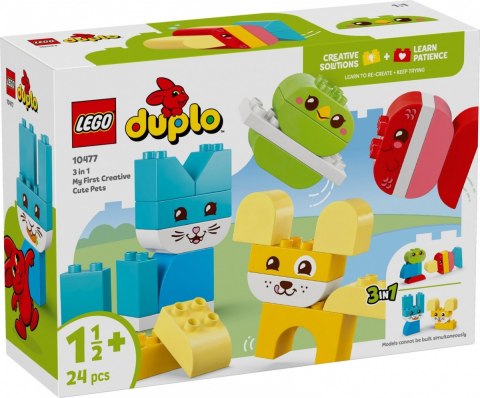 Klocki duplo 10477 kreatywne zwierzaki 3 w 1 LEGO