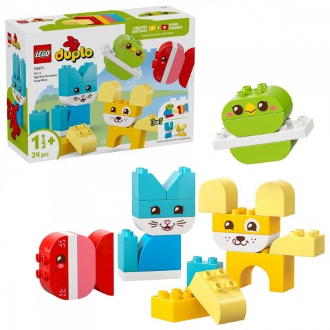 Klocki duplo 10477 kreatywne zwierzaki 3 w 1 LEGO