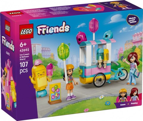 Klocki friends 42692 stoisko z lodami i balonami LEGO