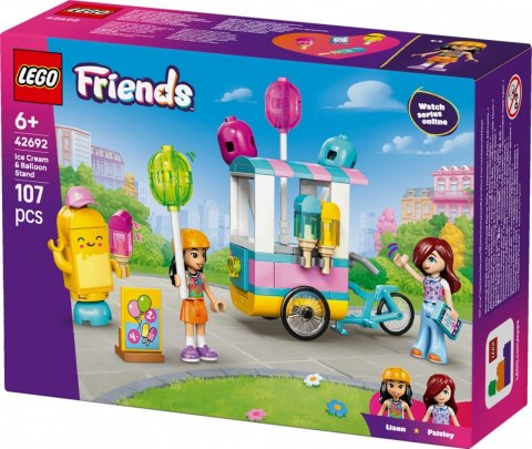 Klocki friends 42692 stoisko z lodami i balonami LEGO