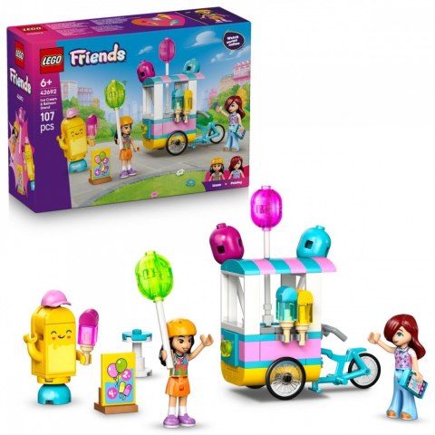 Klocki friends 42692 stoisko z lodami i balonami LEGO