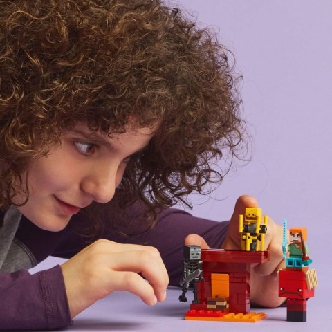 Klocki minecraft 21266 bitwa na moście netheru LEGO