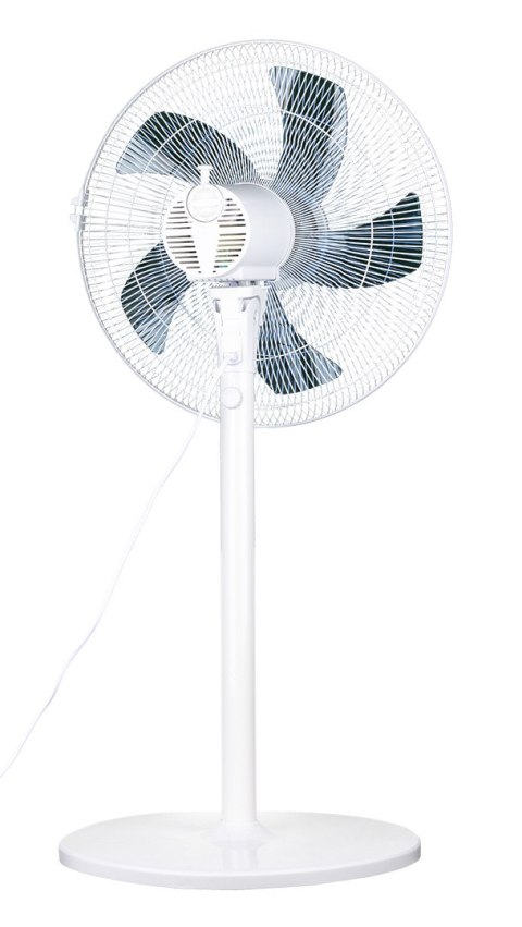 Wentylator podłogowy 50W, śr. 40 cm, 3 prędkości, oscylacja, biały NEO TOOLS