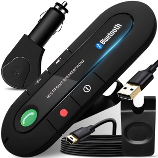 Zestaw głośnomówiący samochodowy bluetooth 5.0 -m012 RTO