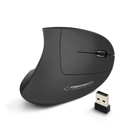EM133 Esperanza mysz wertykalna bezprz. 2.4ghz 6d opt. usb corvus Esperanza