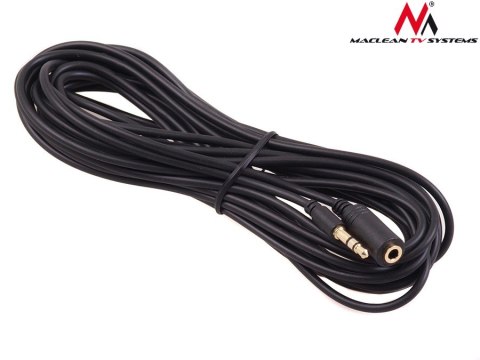 MCTV-819 42203 Przewód jack 3.5mm wtyk-gniazdo 2m czarny Maclean