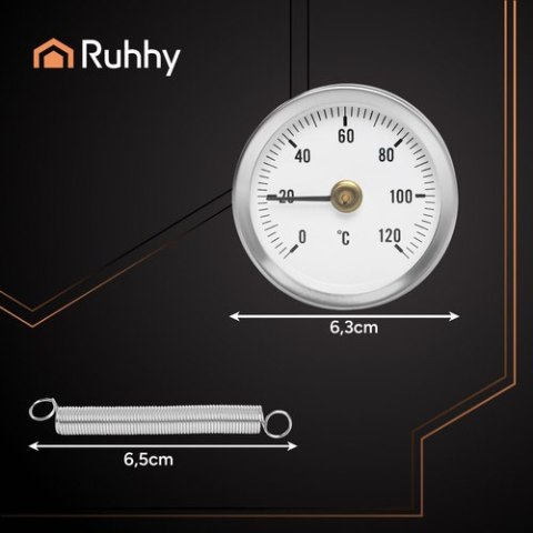 Termometr tarczowy Ruhhy 26557 RUHHY