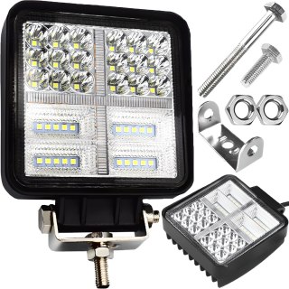 Lampa robocza halogen led 177w szperacz naświetlacz wodoodporna 38 diod RTO