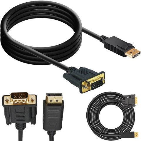 Przejściówka adapter displayport do vga konwerter -e375 RTO
