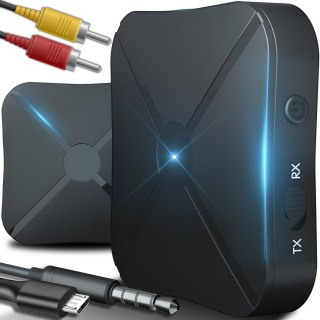 Transmiter adapter bluetooth odbiornik + nadajnik dźwięku audio do domu RTO