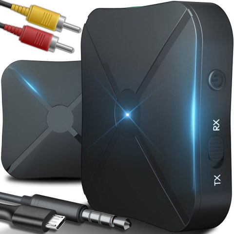 Transmiter adapter bluetooth odbiornik + nadajnik dźwięku audio do domu RTO