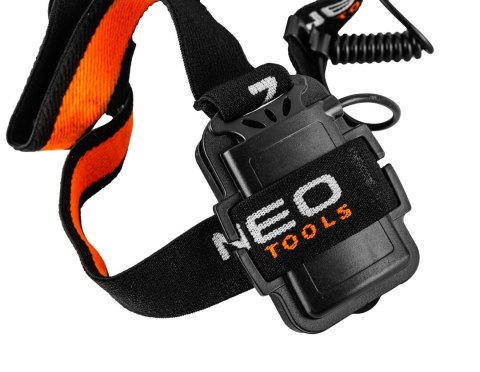 Latarka czołowa bateryjna 400 lm, zoom, CREE R5, 3 x AAA NEO TOOLS