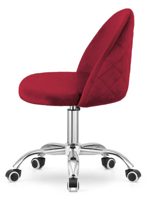 Lugano Krzesło obrotowe GLORIA OFFICE WINE VELVET