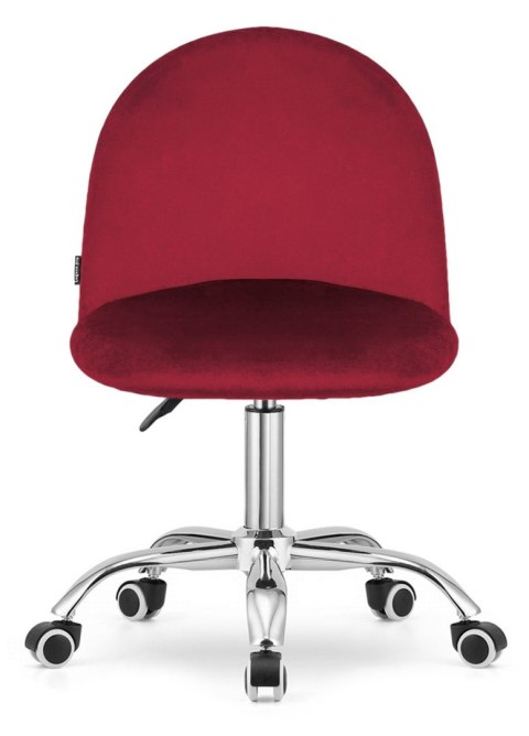 Lugano Krzesło obrotowe GLORIA OFFICE WINE VELVET