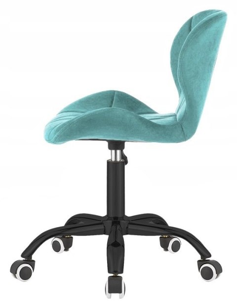 Lugano Krzesło obrotowe VASTO OFFICE VELVET LIGHT BLUE SMOKE