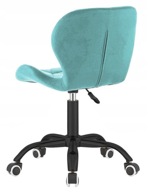 Lugano Krzesło obrotowe VASTO OFFICE VELVET LIGHT BLUE SMOKE