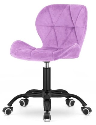 Lugano Krzesło obrotowe VASTO OFFICE VELVET VIOLET SMOKE