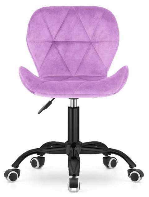 Lugano Krzesło obrotowe VASTO OFFICE VELVET VIOLET SMOKE
