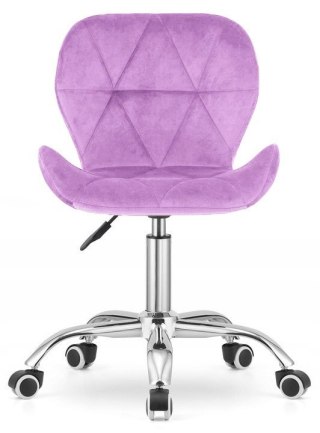 Lugano Krzesło obrotowe VASTO OFFICE VELVET VIOLET