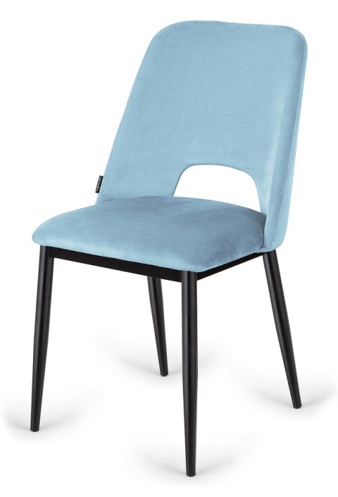 Lugano Krzesło tapicerowane GOTI LIGHT BLUE VELVET