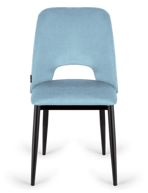 Lugano Krzesło tapicerowane GOTI LIGHT BLUE VELVET