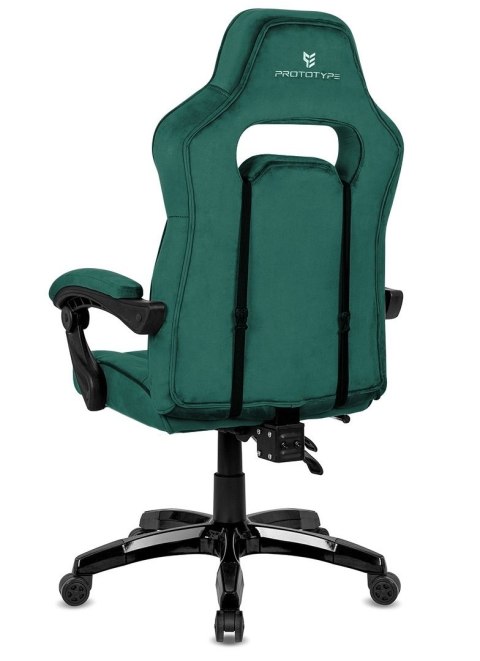 Prototype Fotel obrotowy do biurka TITAN GREEN ALCANTARA BASIC