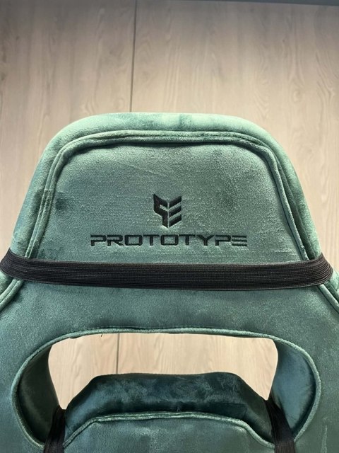 Prototype Fotel obrotowy do biurka TITAN GREEN ALCANTARA BASIC