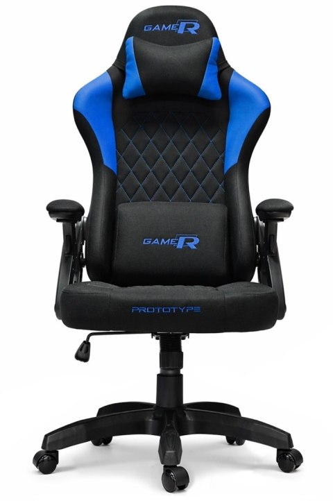 Prototype Fotel obrotowy gamingowy DESMO XL BLUE FABRIC