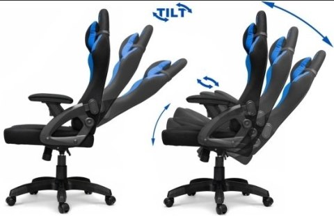 Prototype Fotel obrotowy gamingowy DESMO XL BLUE FABRIC