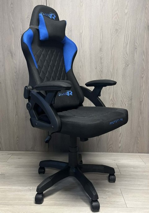 Prototype Fotel obrotowy gamingowy DESMO XL BLUE FABRIC