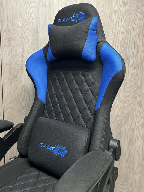Prototype Fotel obrotowy gamingowy DESMO XL BLUE FABRIC