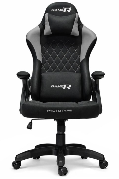 Prototype Fotel obrotowy gamingowy DESMO XL GREY FABRIC
