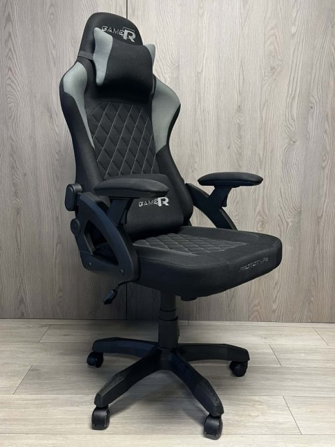 Prototype Fotel obrotowy gamingowy DESMO XL GREY FABRIC