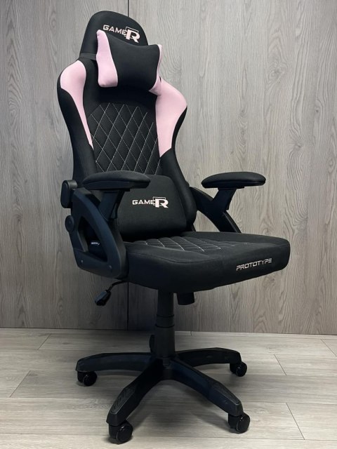 Prototype Fotel obrotowy gamingowy DESMO XL PINK FABRIC