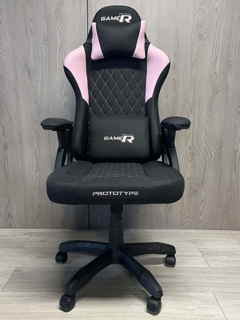 Prototype Fotel obrotowy gamingowy DESMO XL PINK FABRIC