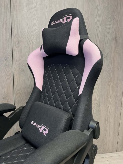 Prototype Fotel obrotowy gamingowy DESMO XL PINK FABRIC