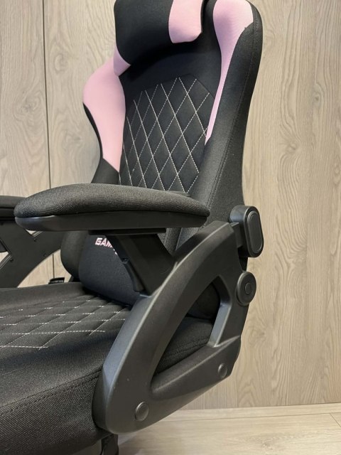 Prototype Fotel obrotowy gamingowy DESMO XL PINK FABRIC