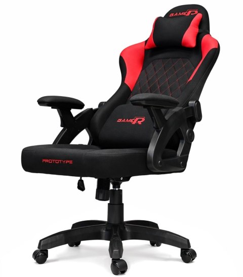 Prototype Fotel obrotowy gamingowy DESMO XL RED FABRIC