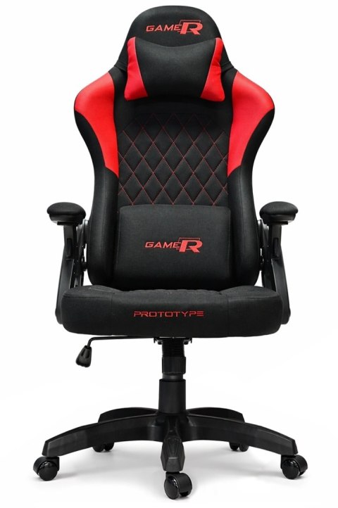 Prototype Fotel obrotowy gamingowy DESMO XL RED FABRIC