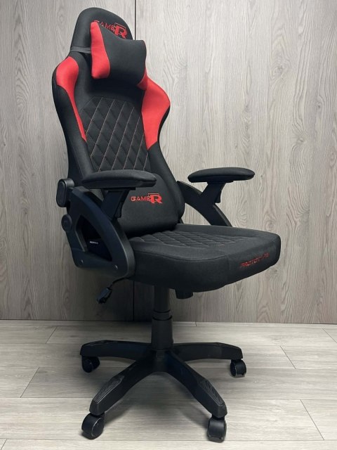 Prototype Fotel obrotowy gamingowy DESMO XL RED FABRIC