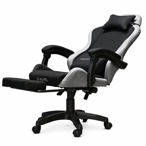 Prototype Fotel obrotowy gamingowy DIAVEL PRO FABRIC FULL GREY XL