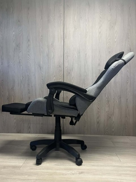 Prototype Fotel obrotowy gamingowy DIAVEL PRO FABRIC FULL GREY XL