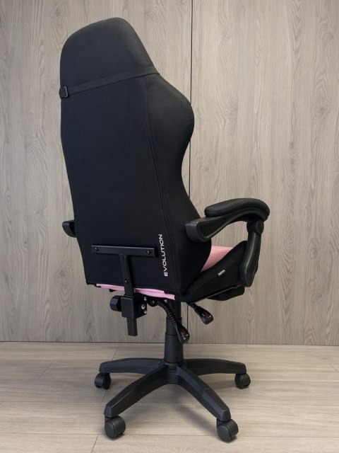 Prototype Fotel obrotowy gamingowy DIAVEL PRO FABRIC PINK XL