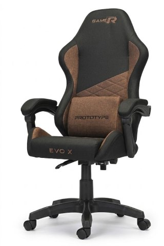 Prototype Fotel obrotowy gamingowy EVO FABRIC BROWN XL