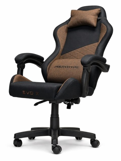 Prototype Fotel obrotowy gamingowy EVO FABRIC BROWN XL