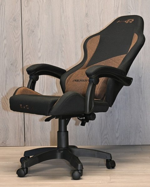 Prototype Fotel obrotowy gamingowy EVO FABRIC BROWN XL