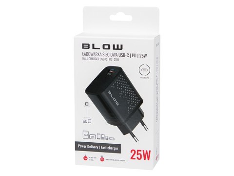 76-020# Ładowarka sieciowa gniazdo usb-c qc 25w` Blow